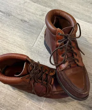 Timberland Boots Womens 9 M Ankle Booties Chukka Waterproof Lace Up Brown thumbnail 1
