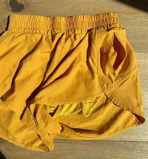Mustard Yellow Workout Shorts Size M thumbnail 3