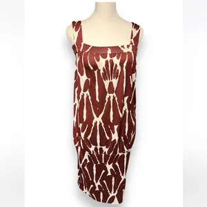 DIANE VON FURSTENBERG Matilda Silk Dress jiraffe size 8 thumbnail 2