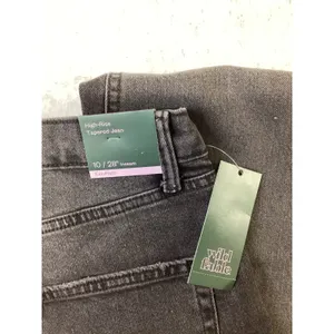 Wild Fable Womens High-Rise Tapered EasyRigid Distressed Jeans Black Size10 28L. thumbnail 7