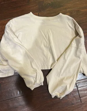 Cropped Long Sleeve Forever 21 Top thumbnail 1