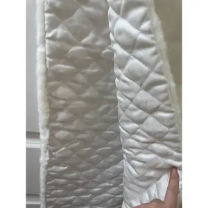 Kate Spade White Long Stole Fur Wrap thumbnail 3