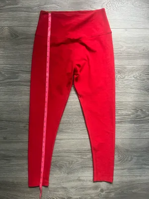 Beyond Yoga Red Space Dye Active Gym Pilâtes Workout Exercise Leggings Size XL thumbnail 5