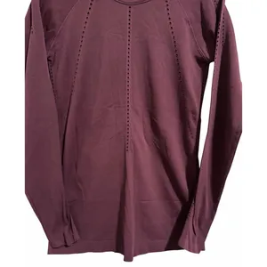 Athleta Foothill Seamless Long Sleeve Fitted Laser Cut Top Women's Size Small thumbnail 5