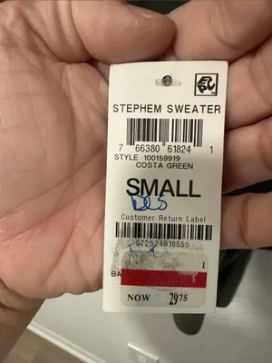 NWT INC Olive Green Women’s Sweater - Small thumbnail 7