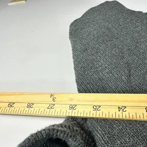 Talbots‎ Cardigan Sweater Womens Small Petite Gray Open Front Ribbed Knit Dolman thumbnail 6