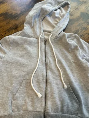 mossimo gray cropped jacket thumbnail 2