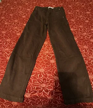 Hollister Baggy Brown Cotton Twill Cargo Casual Pants Size 30 Straight Leg thumbnail 1