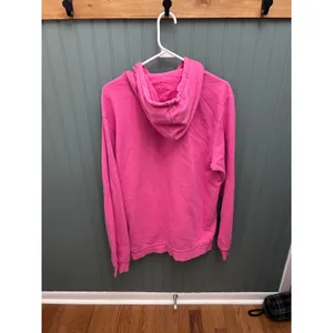 Adidas Pink Hoodie Womens L/G Pullover‎ Sweatshirt Embroidered Logo Activewear thumbnail 4
