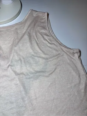 Women’s Cream Graphic Henley Tank Shirt - 'Not My First Rodeo' thumbnail 7