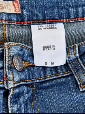 Levi’s 550 Relaxed Fit Jeans Size 8 Medium Y2K thumbnail 2
