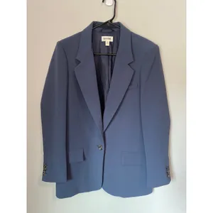NWOT Open Edit Oversized Single Breasted Blazer Navy Blue Size XS thumbnail 2