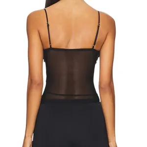 MORE TO COME Carmine Cami Top in Black, Size S thumbnail 3