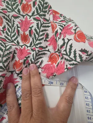 Mod’s Mahal Women’s Midi Shirt Dress English Garden Size XS Pink Green Floral thumbnail 11