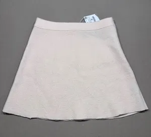 Zara Knit Cream Wool A-Line Mini Skirt thumbnail 1