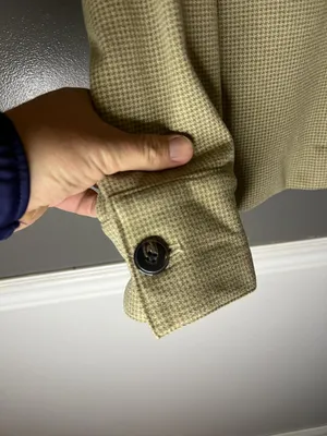 Maeve Anthropologie Jacket Womens Large Beige Tweed Button Front Lined Pockets thumbnail 4