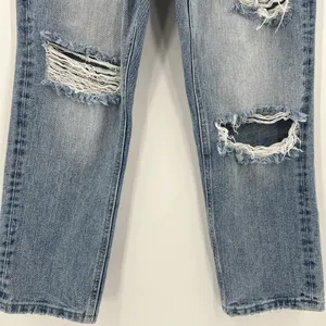Vervet Belvoir Jeans Size 24 Super High Rise Button Fly‎ Distressed Straight Leg thumbnail 4