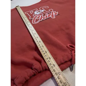 Kansas City Chiefs Cropped Hoodie NFL Graphic Sweatshirt M Football (D35) thumbnail 3