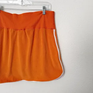 [Aerie] Offline Orange Hole in One Terry Cloth Mini Skort Hidden Shorts Size XL thumbnail 6