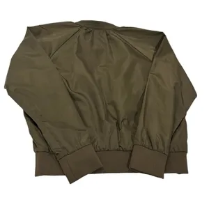 🧥‎ Free People Midnight Bomber Jacket Olive Green Women’s L 🧥 thumbnail 3