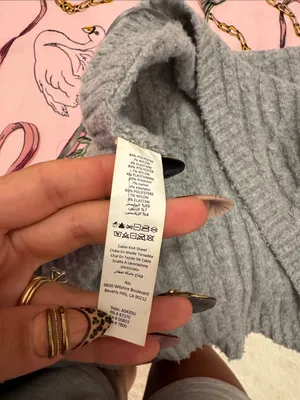 ALO Yoga Cable Knit Shawl thumbnail 4