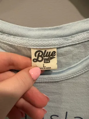Comfort Colors Blue 84 Amelia Island, FL Short Sleeve Logo Tee thumbnail 4