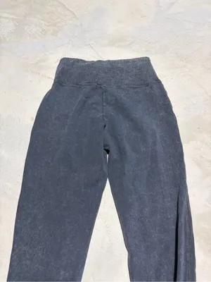Aerie chill play move Gray Ribbed Waist Jogger Pants medium thumbnail 4