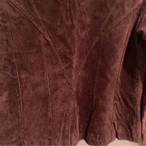 NWT Siena Espresso Chocolate Brown Leather Suede Blazer Jacket 10 thumbnail 6