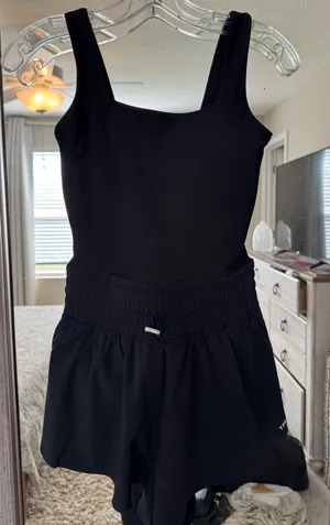 Abercrombie YPB sculptLUX Hybrid Flyaway Romper thumbnail 3