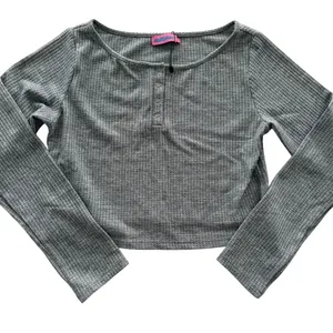 Edikted Women's Teddy Cropped Waffle Top Size Medium NEW Causal Comfort Lounge thumbnail 2
