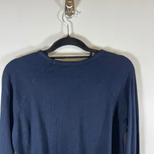 Sundry Anthropologie Easy Like Sunday Morning Sweatshirt Navy Blue Size‎ 1 Small thumbnail 8