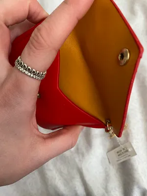 BNWT city red small wallet thumbnail 5