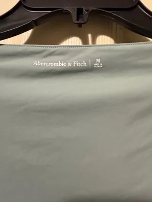 Abercrombie Top Green Square Neck thumbnail 2
