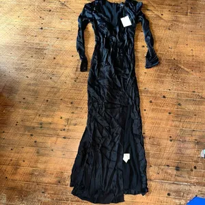 Bardot Lisette midi satiny black night out classic dress thumbnail 4