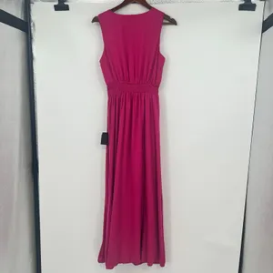 New Lulu’s See Me Stun Magenta Sleeveless Knotted Maxi Dress formal size small thumbnail 3