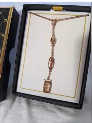 RARE Tokyo Lights New Stykist Exclusive Colorstreet Rose gold Necklace NIB thumbnail 1