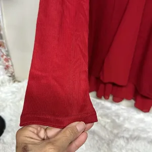 Xiang Ri Kui Red Layered Tunic Size XXL thumbnail 5