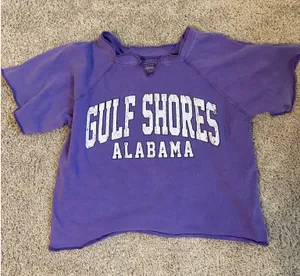 gulf shores cropped tee Purple Size M thumbnail 1