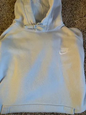 Small Nike Light Blue Hoodie thumbnail 1