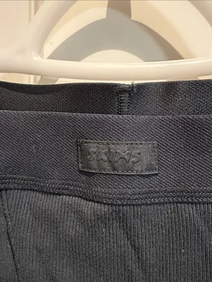 SKIMS Black Cotton Ribbed Boxer Short thumbnail 6