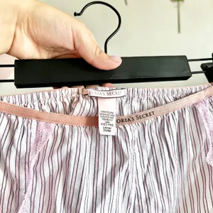 Victoria's Secret Pink Striped Pajama Shorts, Coquette,‎ Y2K, Soft Girl, Small thumbnail 3