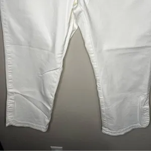GAP Crop Boot cut White‎ Denim Jeans thumbnail 4