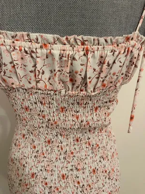 Kirra Smocked Floral Spaghetti Straps Mini Dress thumbnail 4