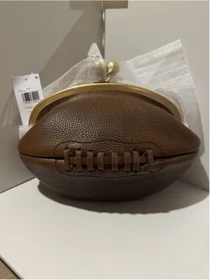 NEW Coach Football Kisslock Frame Bag CGP27 NWT IN HAND Ready to Ship thumbnail 3