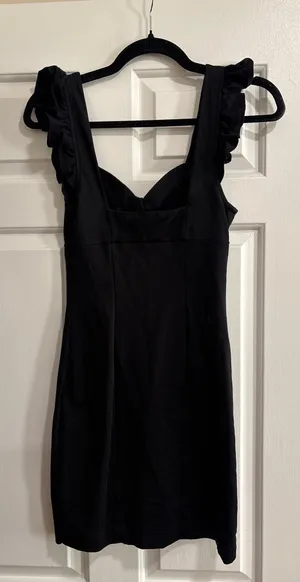 Olivaceous Mini Dress Black thumbnail 2