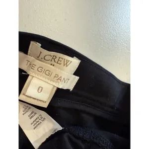 J Crew Gigi Pant Womens 27** Black Stretch Work Minimal Travel Office Vacation thumbnail 3