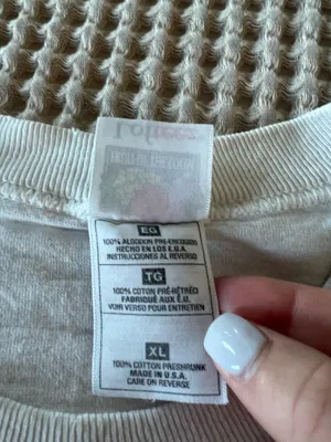 Lotto New York white cotton t-shirt with black text graphic, size XL #newyork thumbnail 3