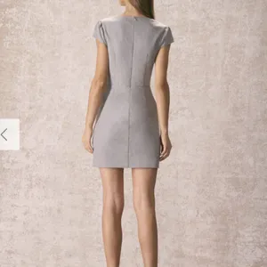RIHOAS The Grey Square Neck Cap Sleeve Mini Dress 3 thumbnail 5