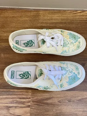 NEW Vans x Kith - Vintage Floral Low Top Lace Up Sneakers Size 7.5‎ UNISEX thumbnail 4