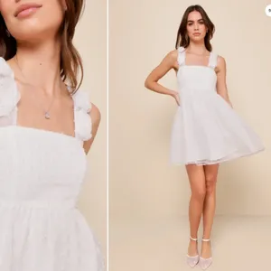 LULU's Bachelorette Engagement Bridal Shower Honeymoon Casual Brunch Mini Dress thumbnail 2